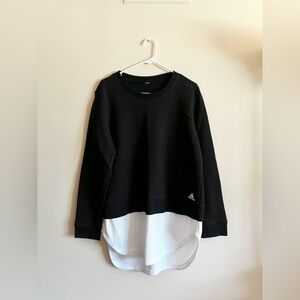 Adidas athletics layered sweatshirt (women’s medium)